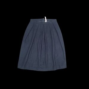 Junee Wool Navy Blue Women's Skirt